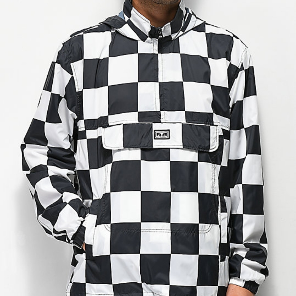 OBEY Runaround Eyes Checkered Anarok Jacket